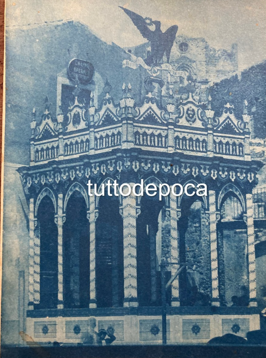 Sicilia, Agrigento, Naro: Festa Di San Calogero, Lotteria Del 1903   Rara Antica Stampa