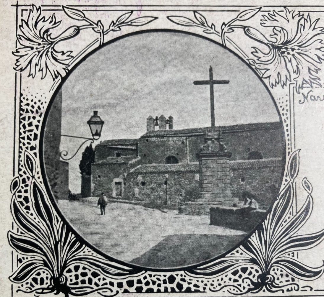 Sicilia, Agrigento, Naro. Antica Cartolina Di S. Maria Di Gesù, Foto Rindone, d'Epoca