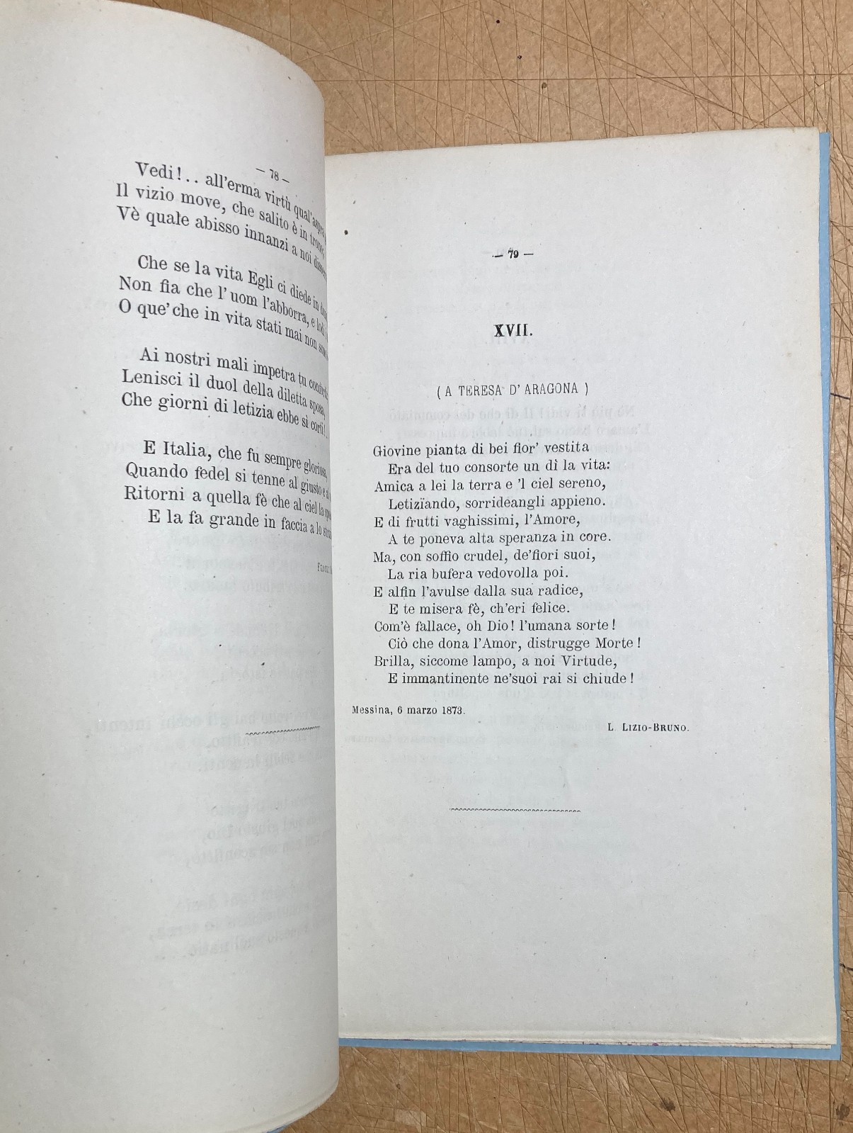 Prose E Versi In Morte Di Federico Piantieri Campania, Cilento, Sicilia