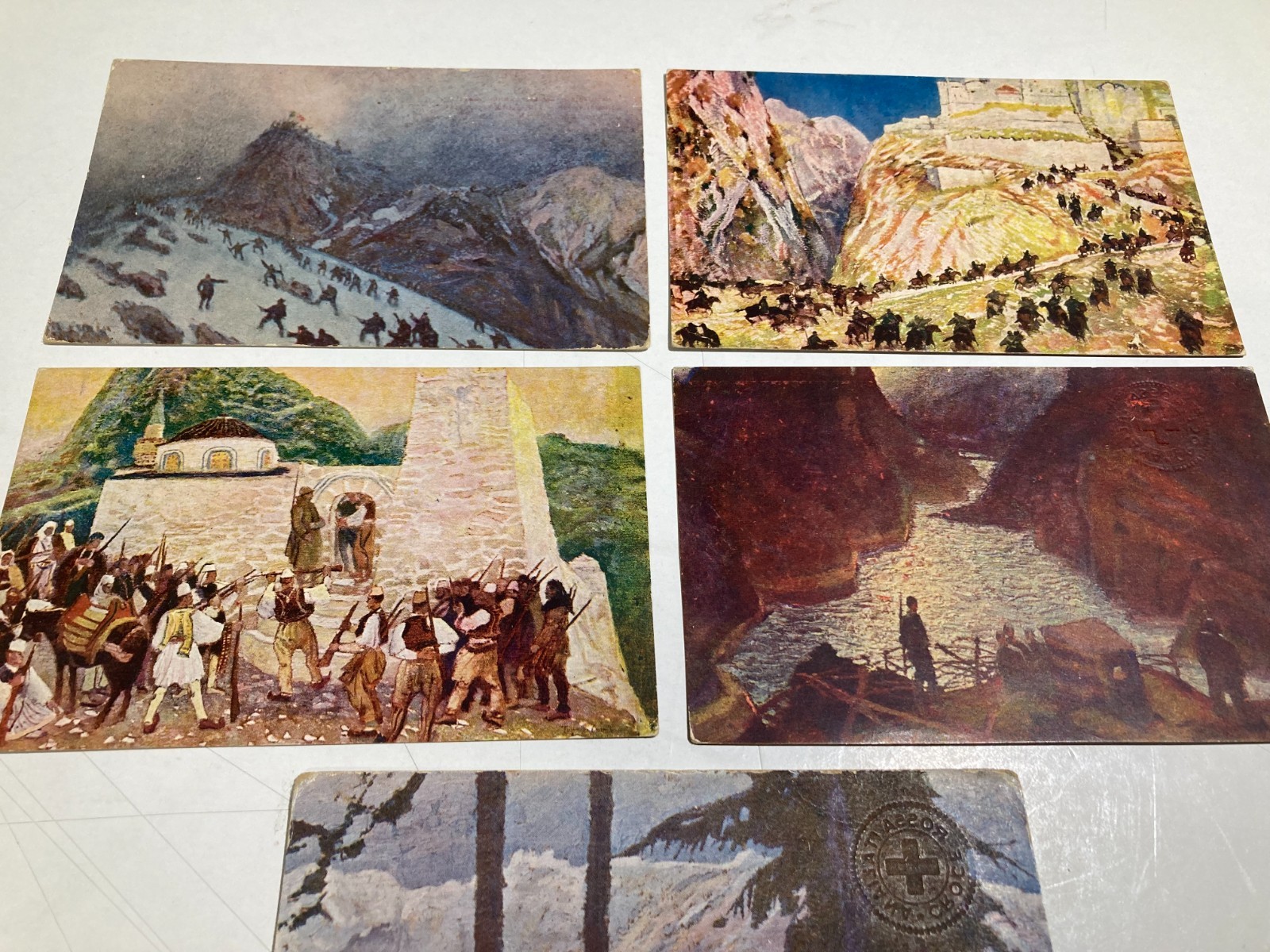 Militaria, Abruzzo: Arte Abruzzese Del '900 Tommaso Cascella Croce Rossa Italiana