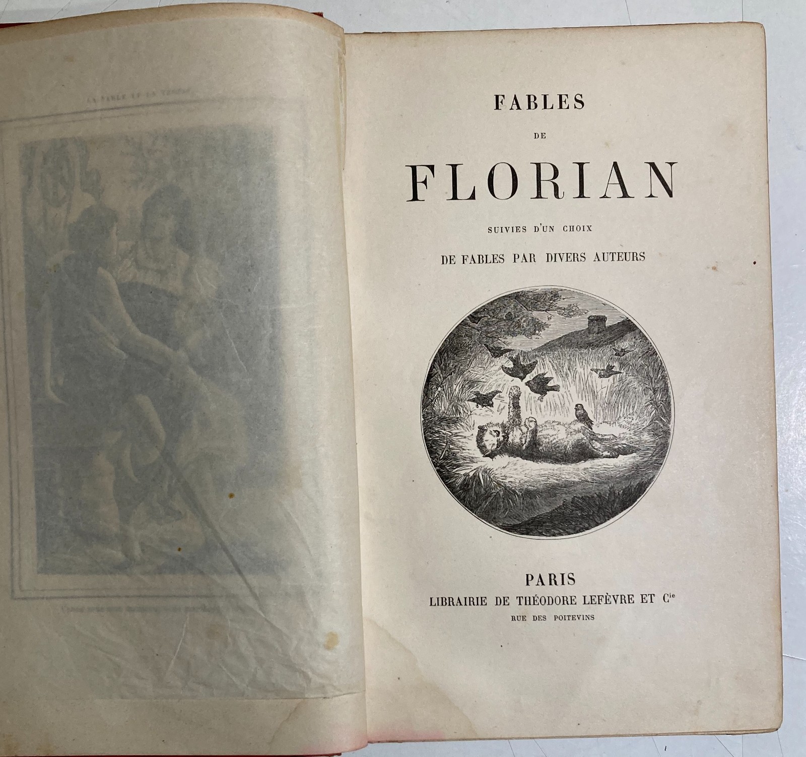 Fables De Florian Suivies d'Un Choix De Fables Antica Edizione Illustrata