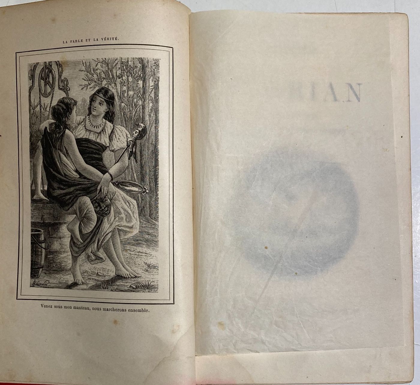 Fables De Florian Suivies d'Un Choix De Fables   Antica Edizione Illustrata