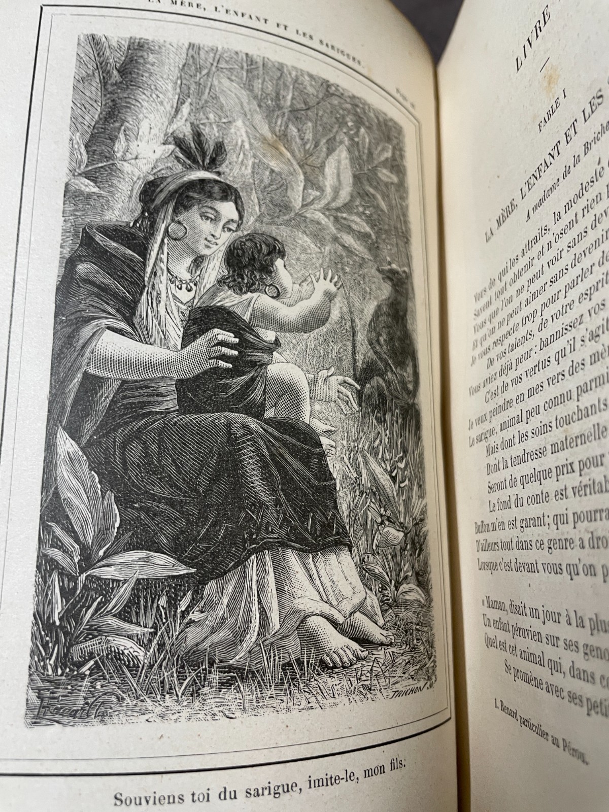 Fables De Florian Suivies d'Un Choix De Fables Antica Edizione Illustrata