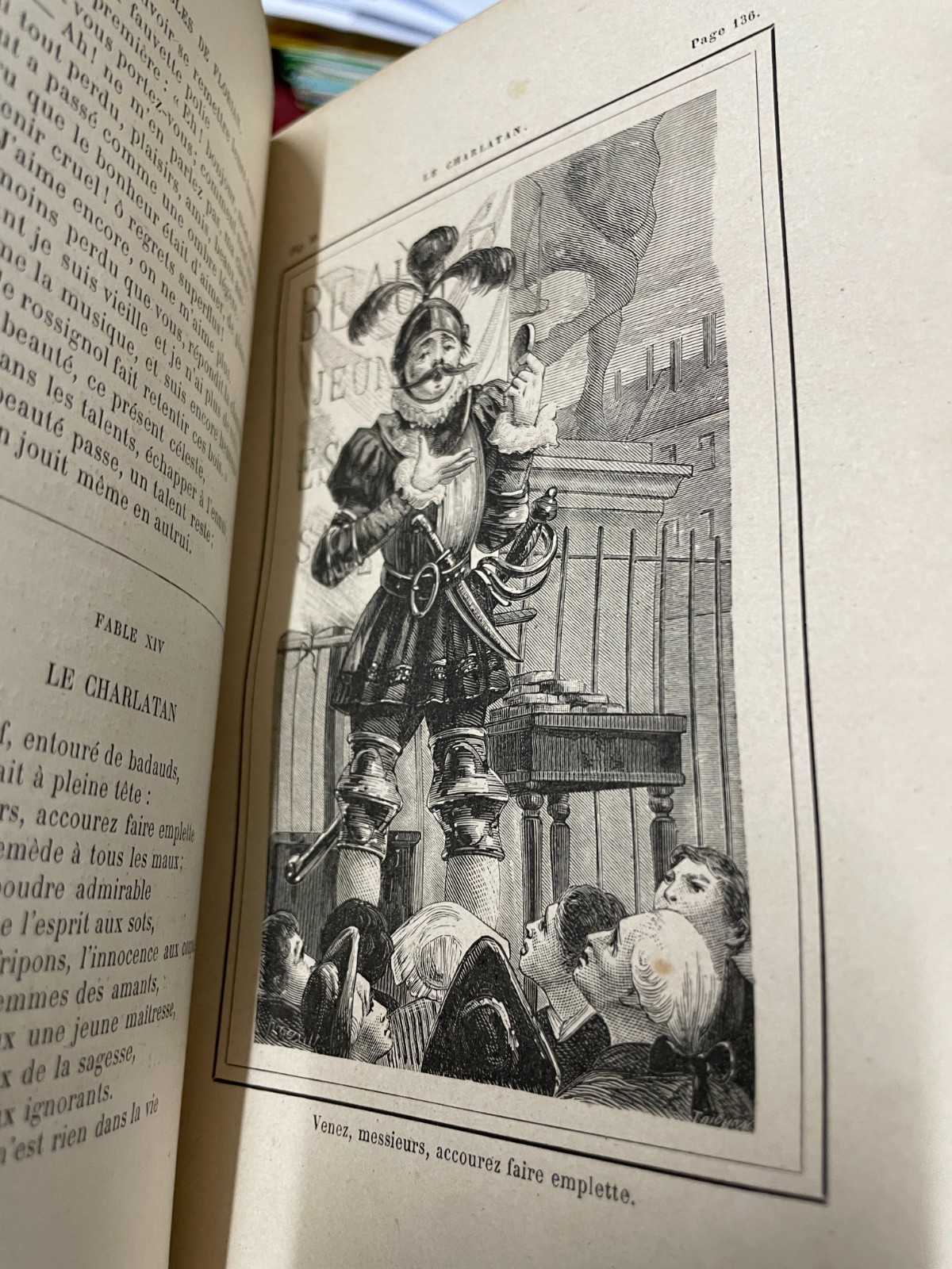 Fables De Florian Suivies d'Un Choix De Fables Antica Edizione Illustrata