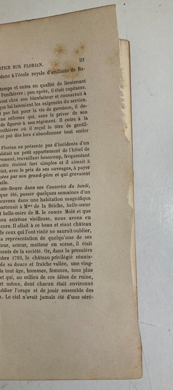 Fables De Florian Suivies d'Un Choix De Fables Antica Edizione Illustrata