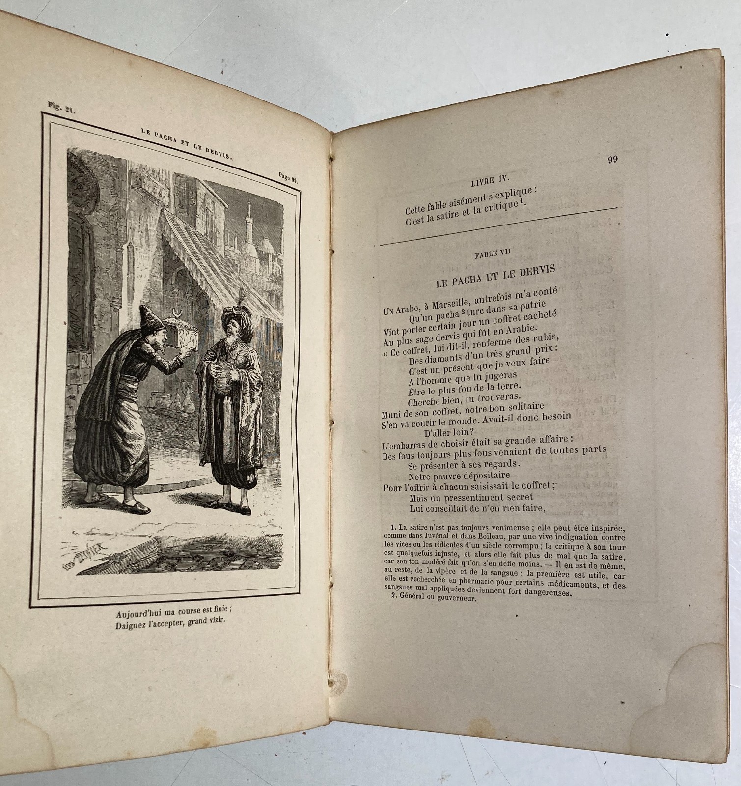 Fables De Florian Suivies d'Un Choix De Fables Antica Edizione Illustrata
