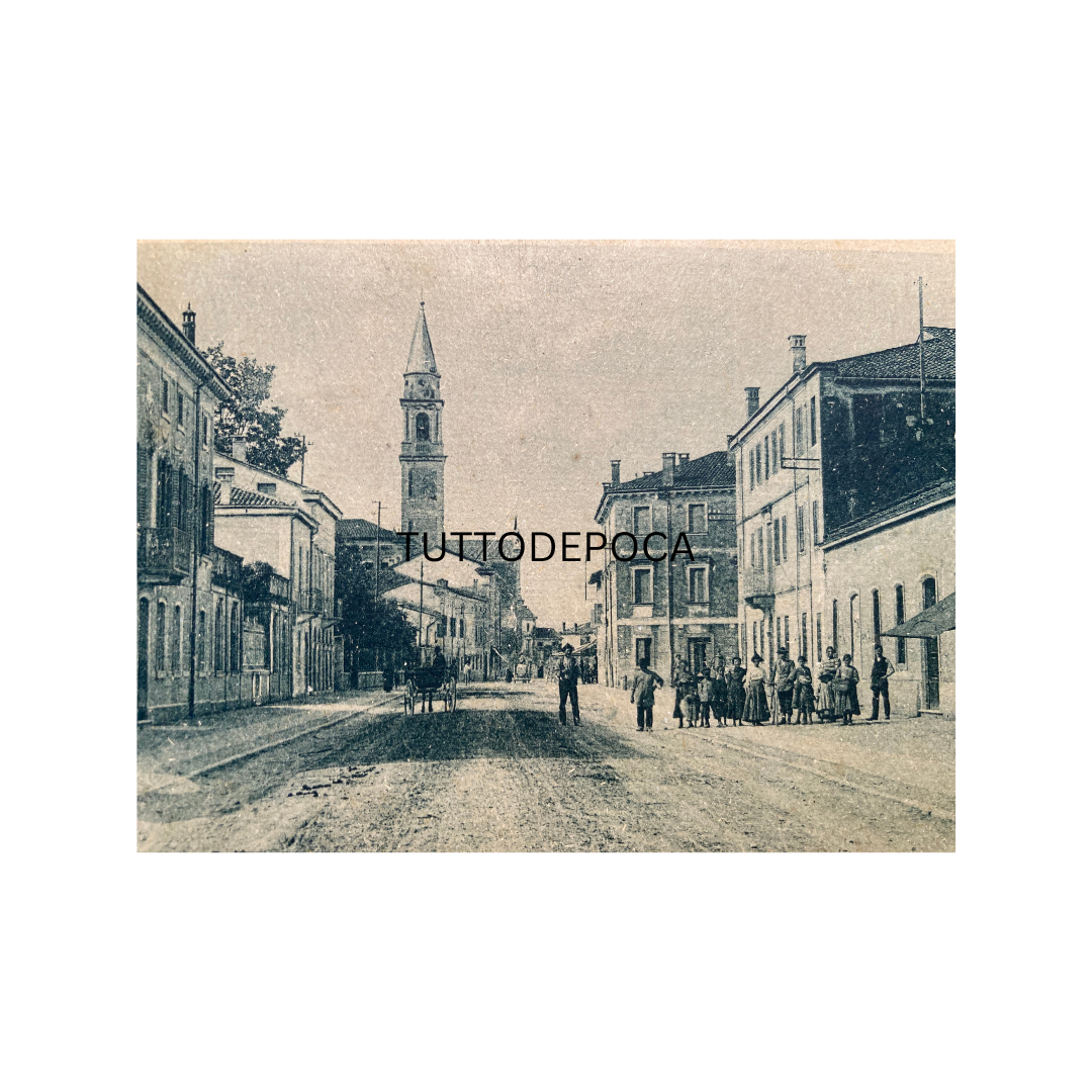 Veneto   San Bonifacio   Corso Stazione   Animata Antica Veduta   Cartolina Da Collezione