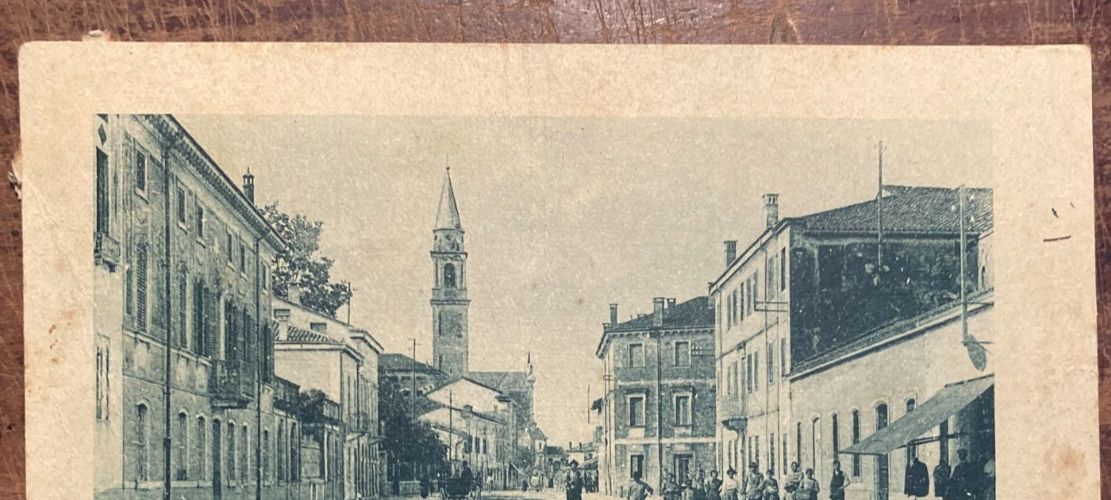 Veneto   San Bonifacio   Corso Stazione   Animata Antica Veduta   Cartolina Da Collezione