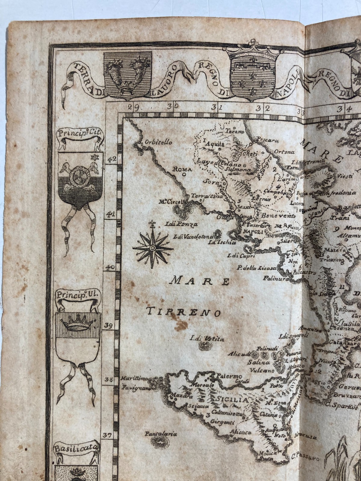 Regno Di Napoli E Sicilia. Antica Cartografia E Araldica. Abruzzo, Calabria, Puglia.