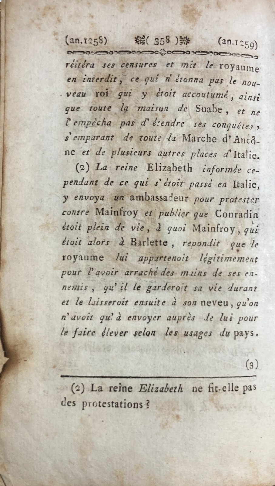 Re Manfredi. Ritratto In Armatura. Incisione All'Acquaforte Del XVIII Secolo.