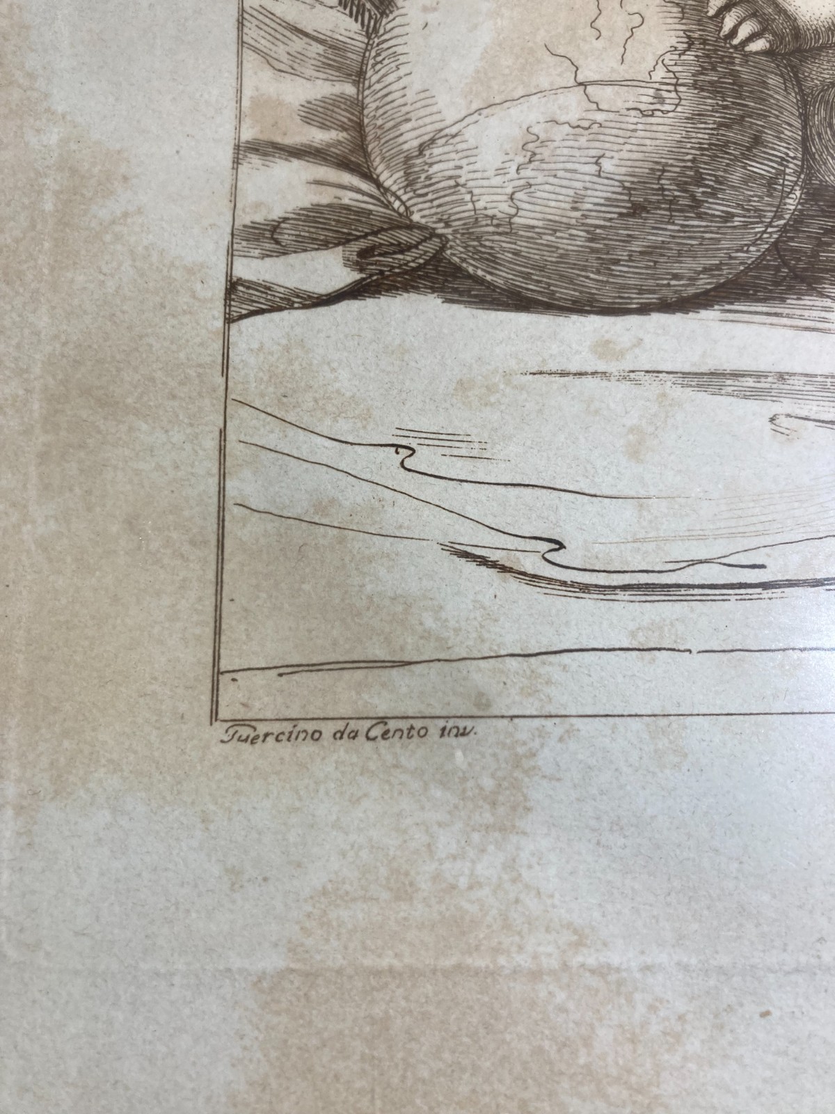 Maternità Sacra Famiglia Antica Incisione Di Francesco Bartolozzi Su Disegno Del Guercino