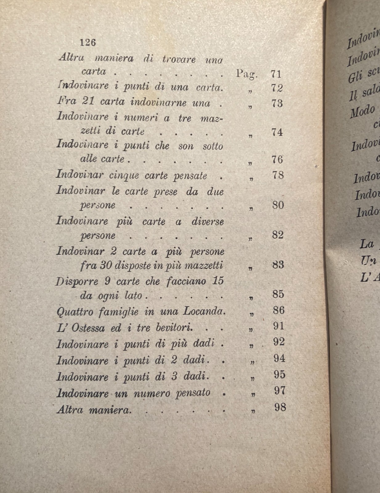 Manuale Dei Giochi: Calabresella, Quadrigliati, Scacchi. Edizione Salani, 1923