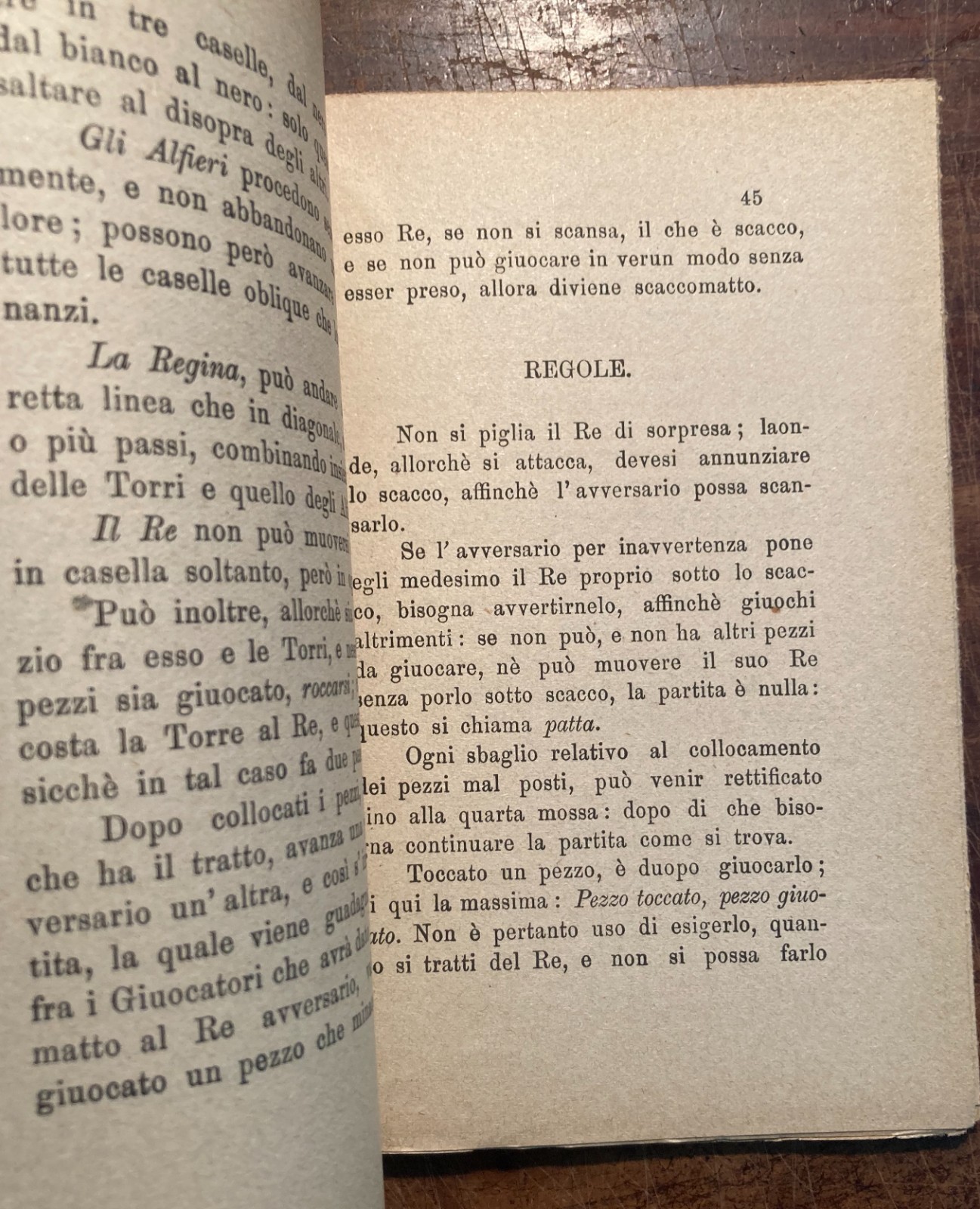 Manuale Dei Giochi: Calabresella, Quadrigliati, Scacchi. Edizione Salani, 1923