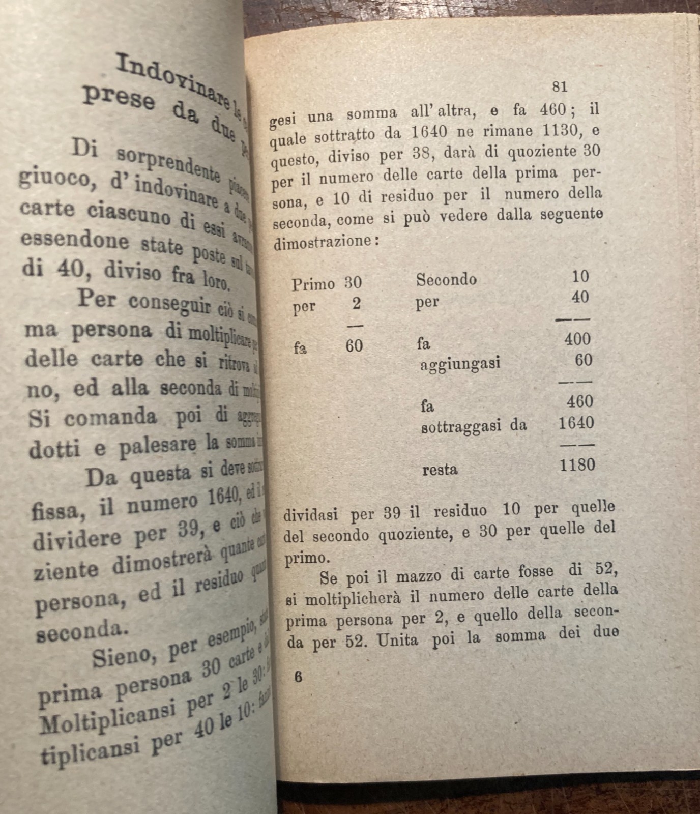 Manuale Dei Giochi: Calabresella, Quadrigliati, Scacchi. Edizione Salani, 1923