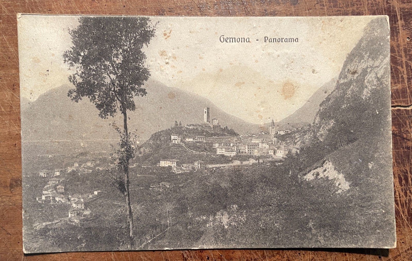 Gemona Del Friuli   Antica Cartolina Illustrata   Veduta Panoramica   Edizione Toso