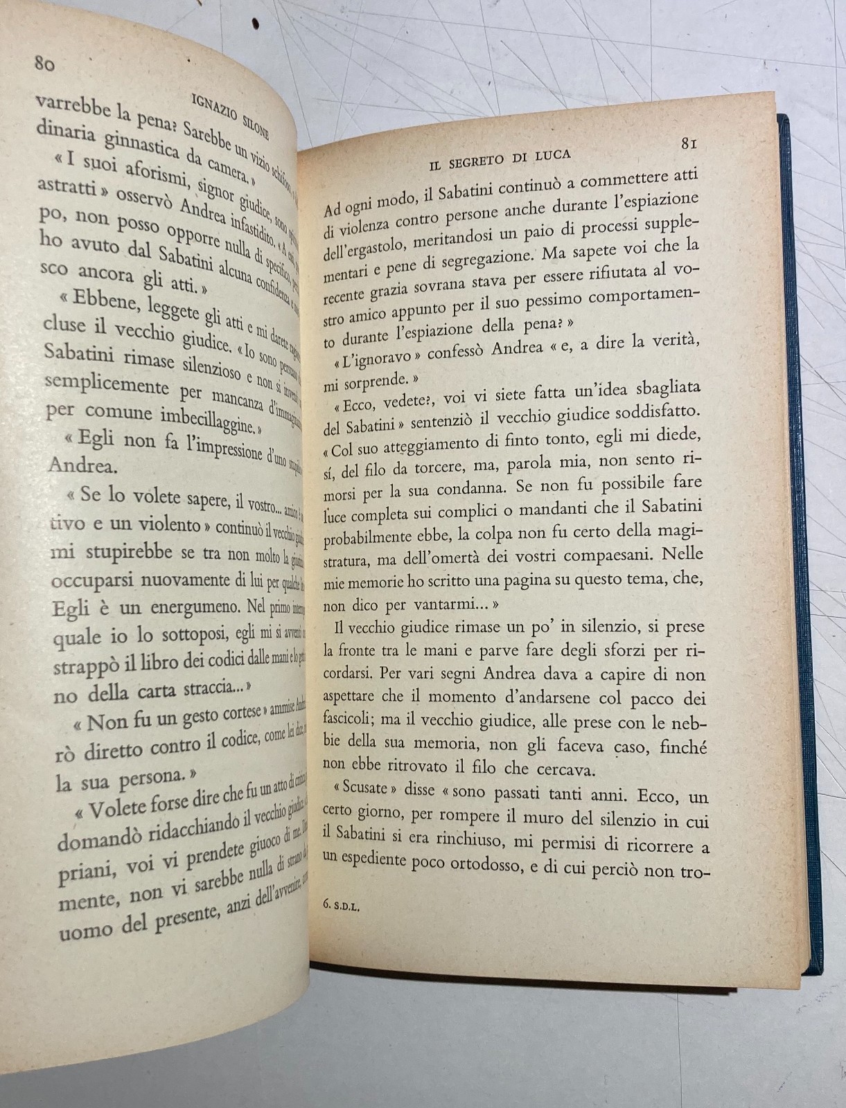 Abruzzo, Marsica. Il Segreto Di Luca Di Ignazio Silone. Edizione Mondadori 1956
