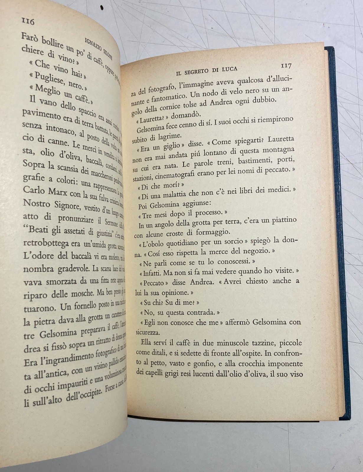 Abruzzo, Marsica. Il Segreto Di Luca Di Ignazio Silone. Edizione Mondadori 1956