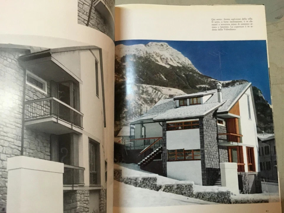 Architettura, Ingegneria, Ville Di Montagna: Cortina, Engadina, Macugnaga (con Difetti)