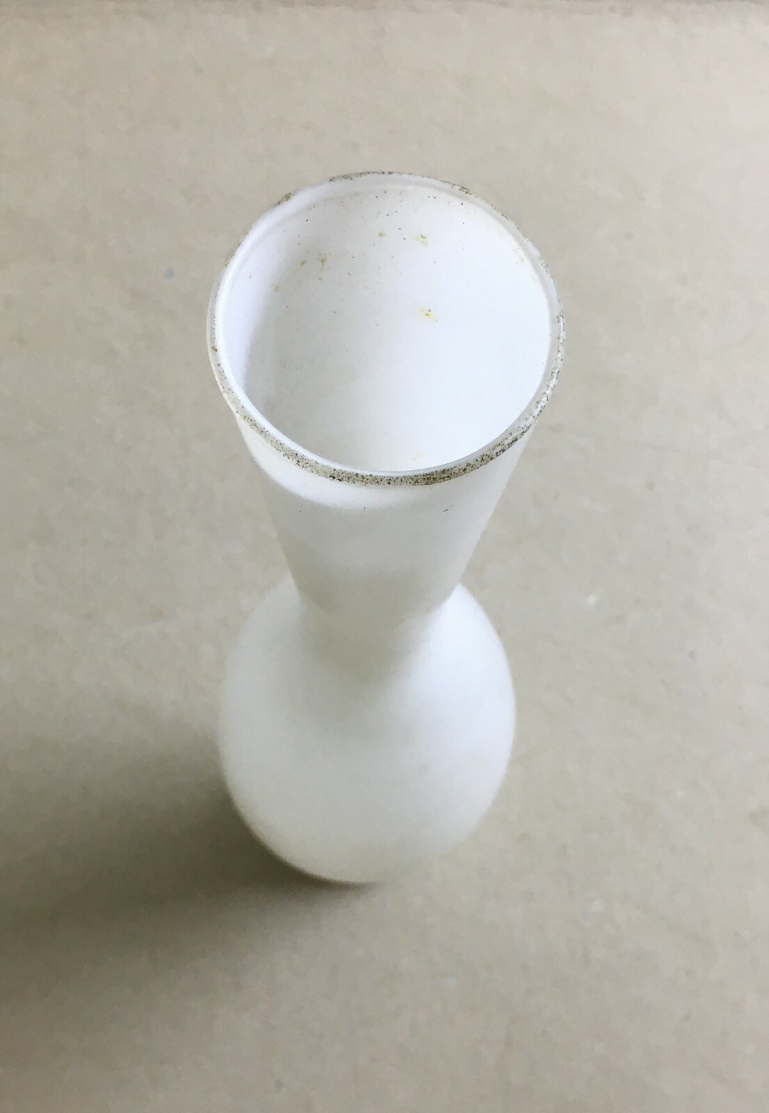 Coppa Per Lampada In Vetro Bianco, Design Del XX Secolo