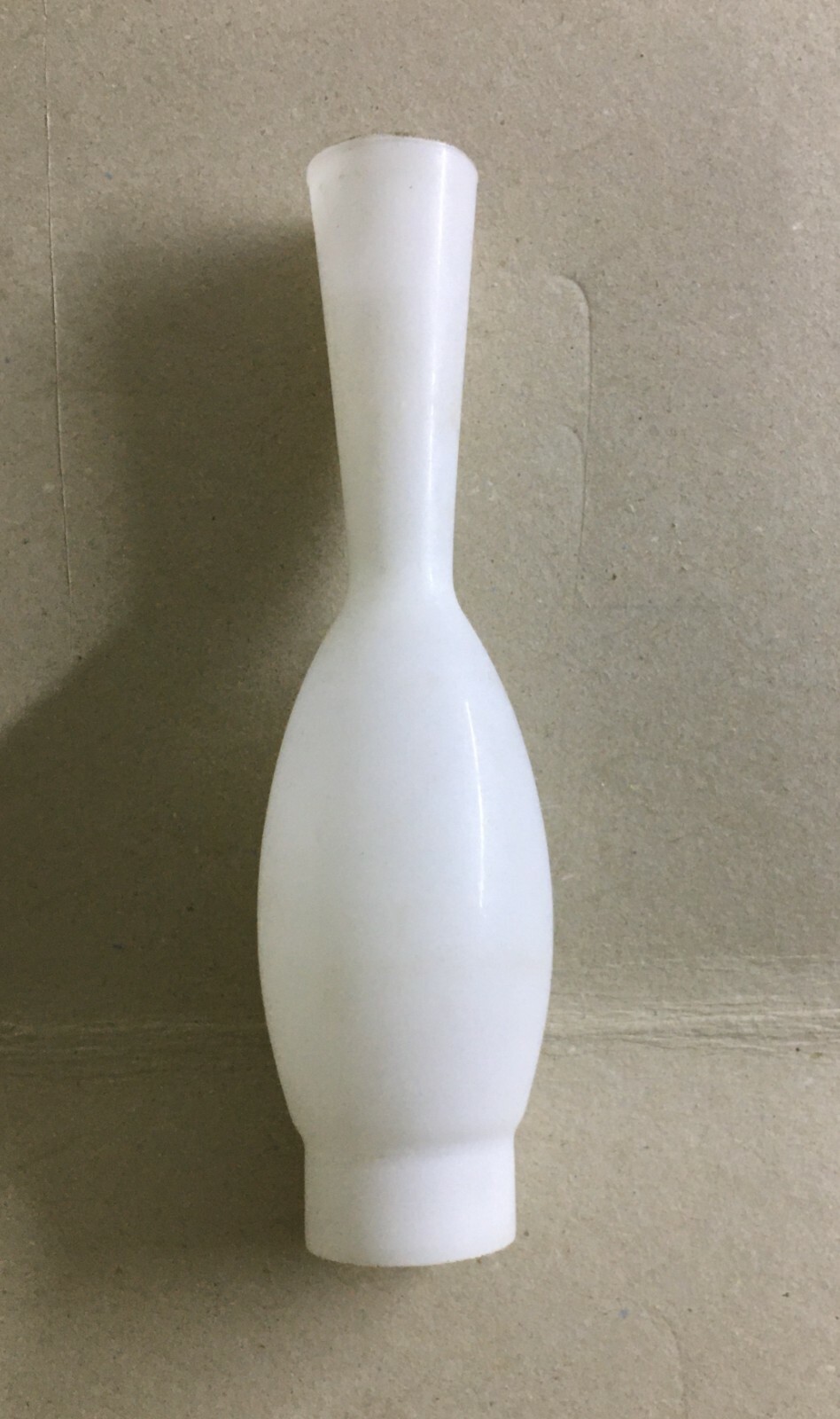 Coppa Per Lampada In Vetro Bianco, Design Del XX Secolo