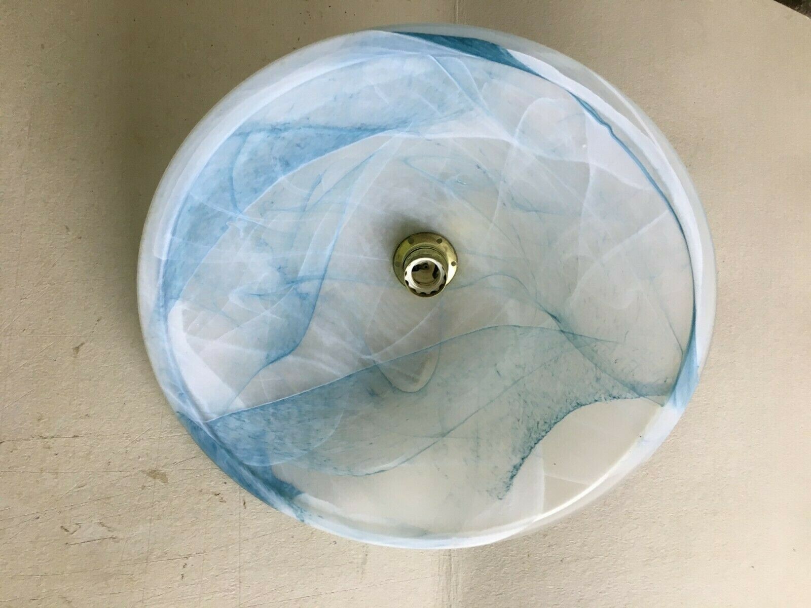 Lampada A Sospensione In Vetro Artistico Stile Murano, Anni '80