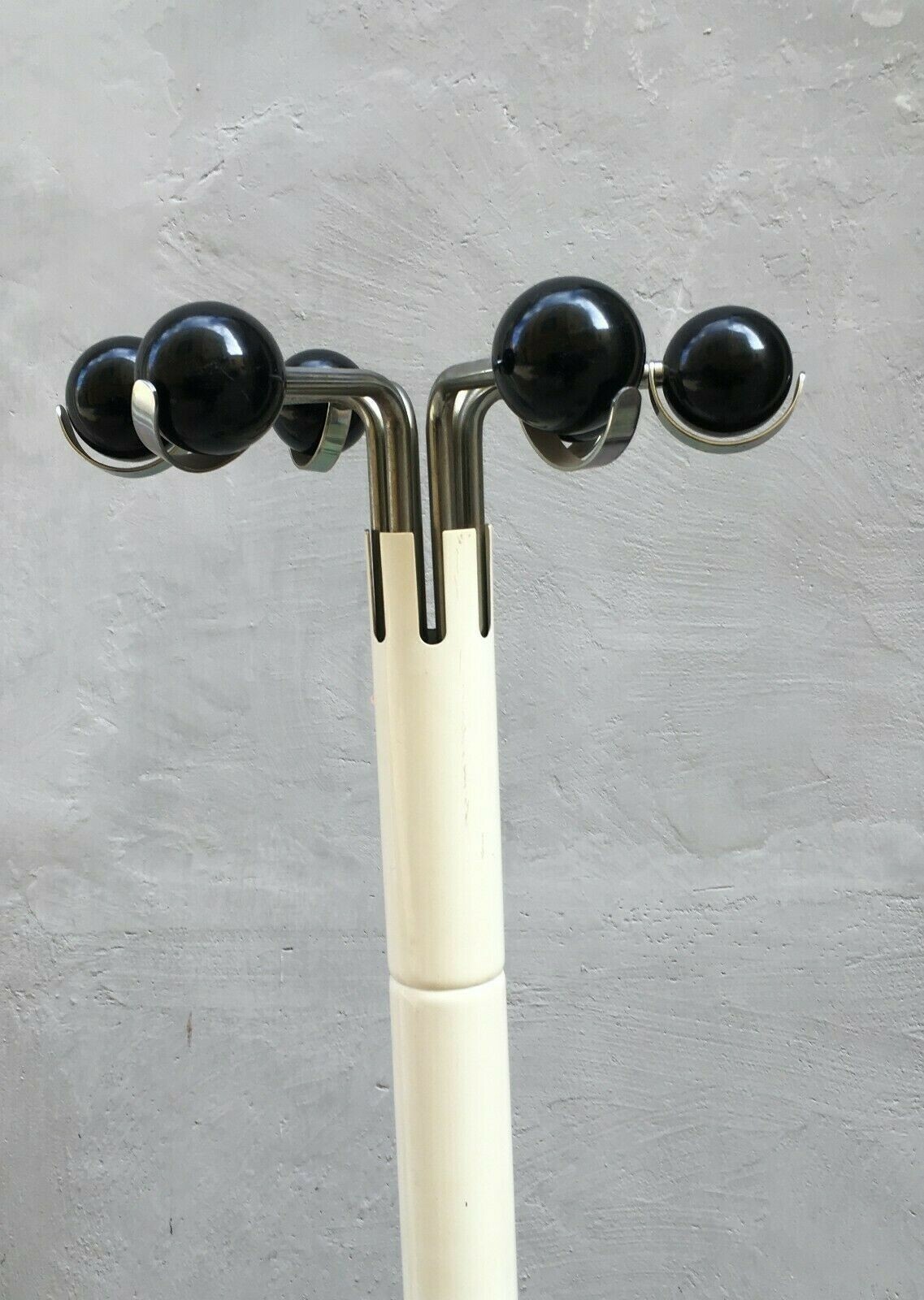 Design Modernariato, Illuminazione: Lampada Piantana Appendiabiti Marcata Luci