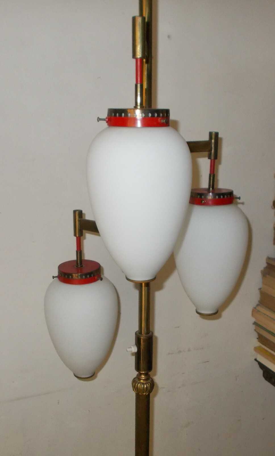 Modernariato   Design   Lampada Piantana Stilizzata Con Vetri