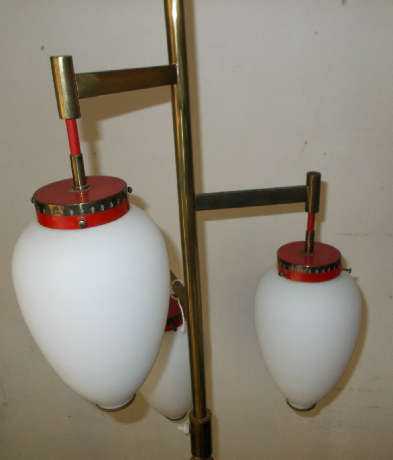 Modernariato   Design   Lampada Piantana Stilizzata Con Vetri