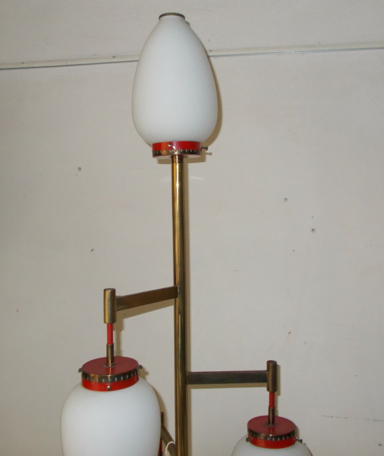 Modernariato   Design   Lampada Piantana Stilizzata Con Vetri