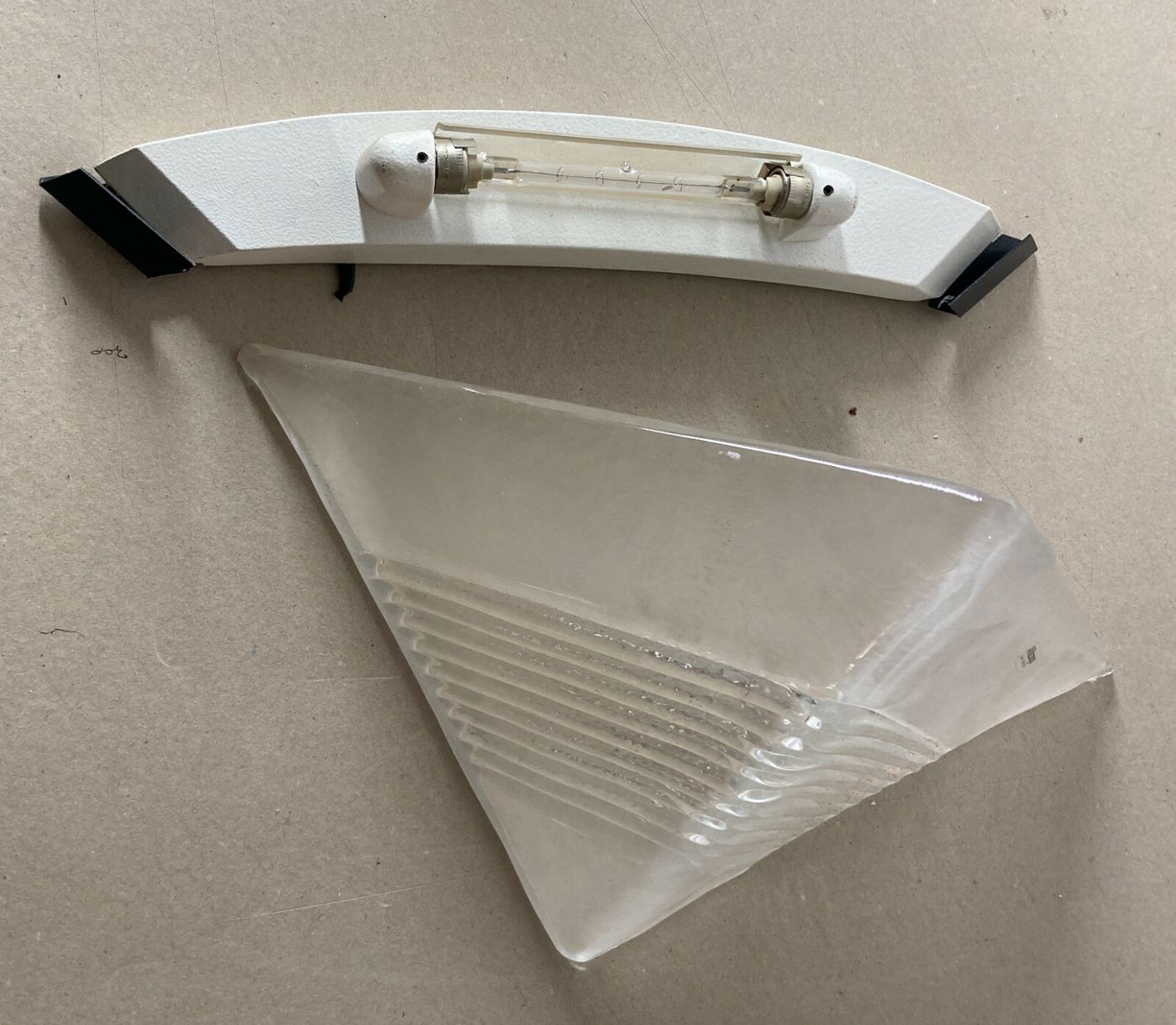 Mazzega: Lampada Da Parete Artistica In Vetro Di Murano (applique)