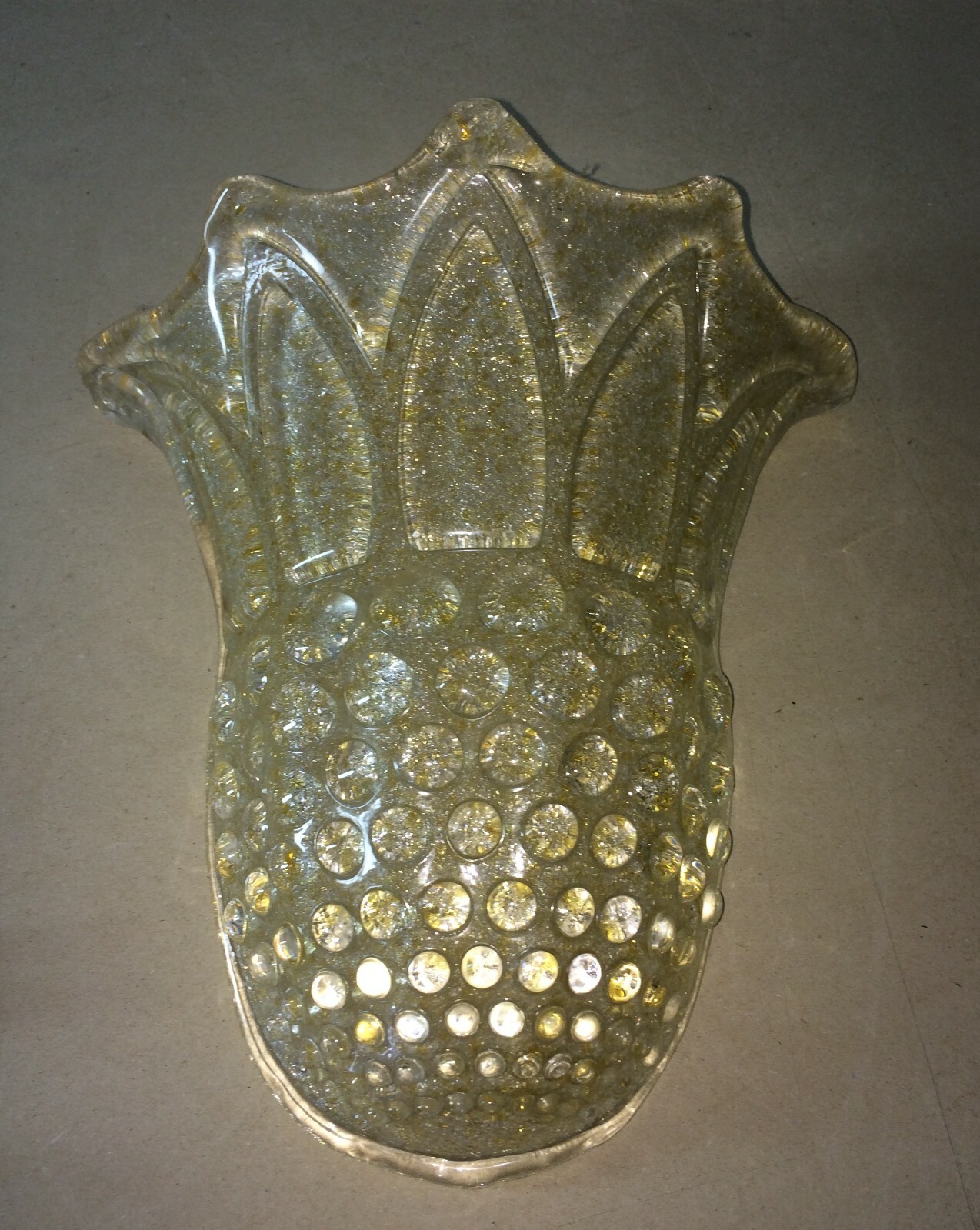 Applique Decorativa In Vetro Modellato Di Murano