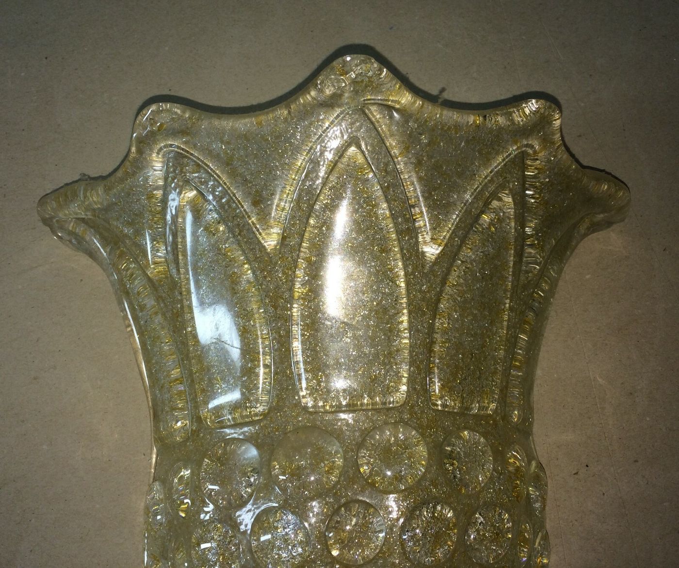 Applique Decorativa In Vetro Modellato Di Murano