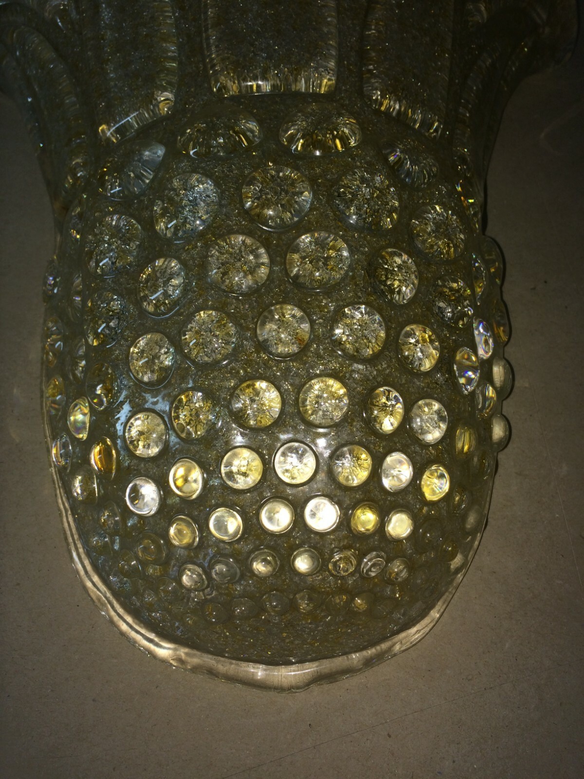 Applique Decorativa In Vetro Modellato Di Murano