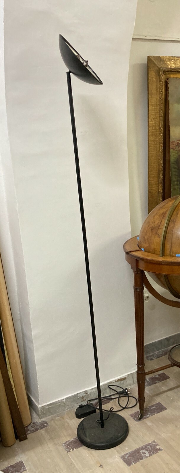 Modernariato Design: Stilizzata Lampada Da Terra (piantana) Decorativa Caimi