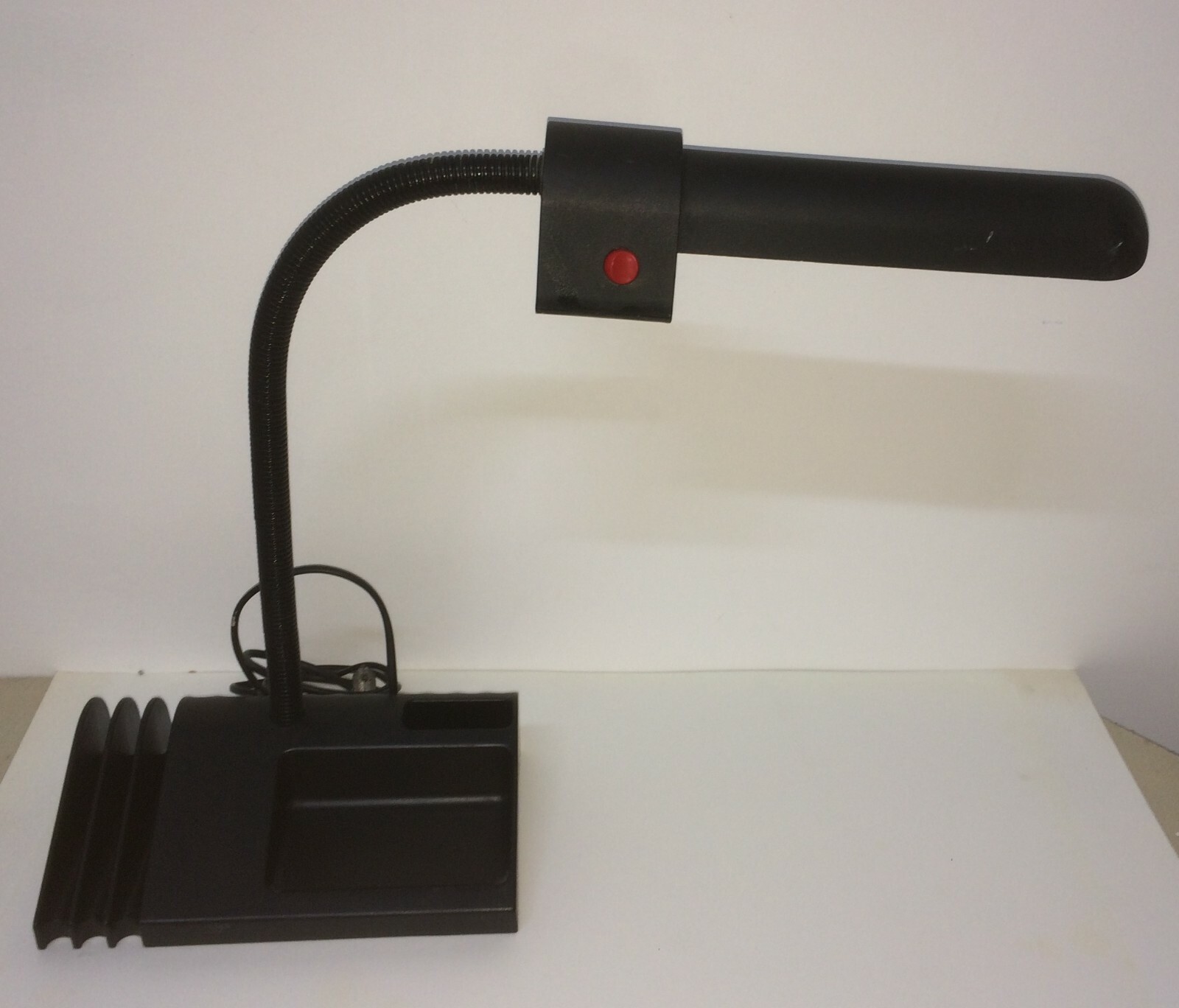 Lampada Da Scrivania Osram Con Base Portaoggetti, Design Anni '70