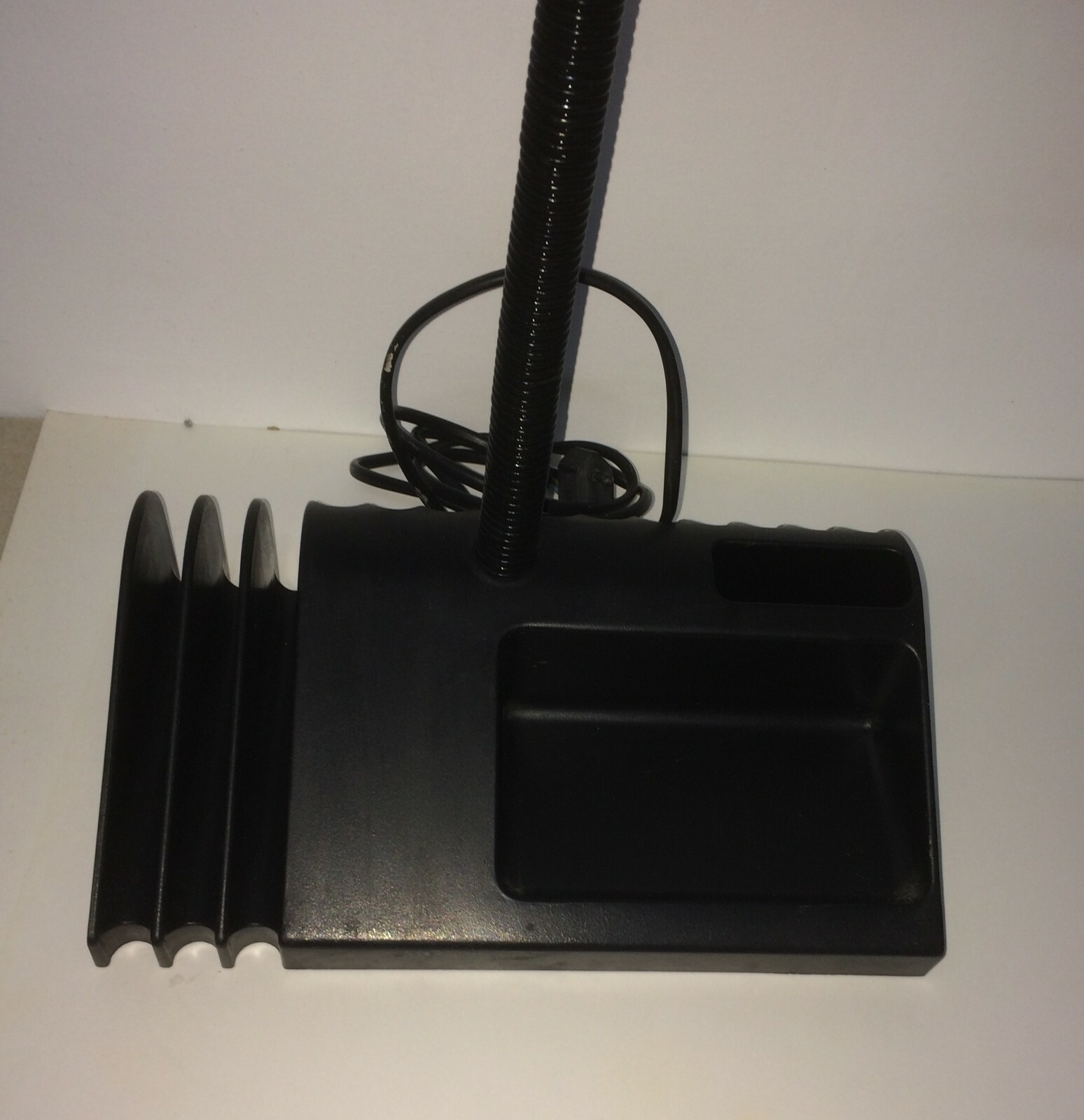 Lampada Da Scrivania Osram Con Base Portaoggetti, Design Anni '70