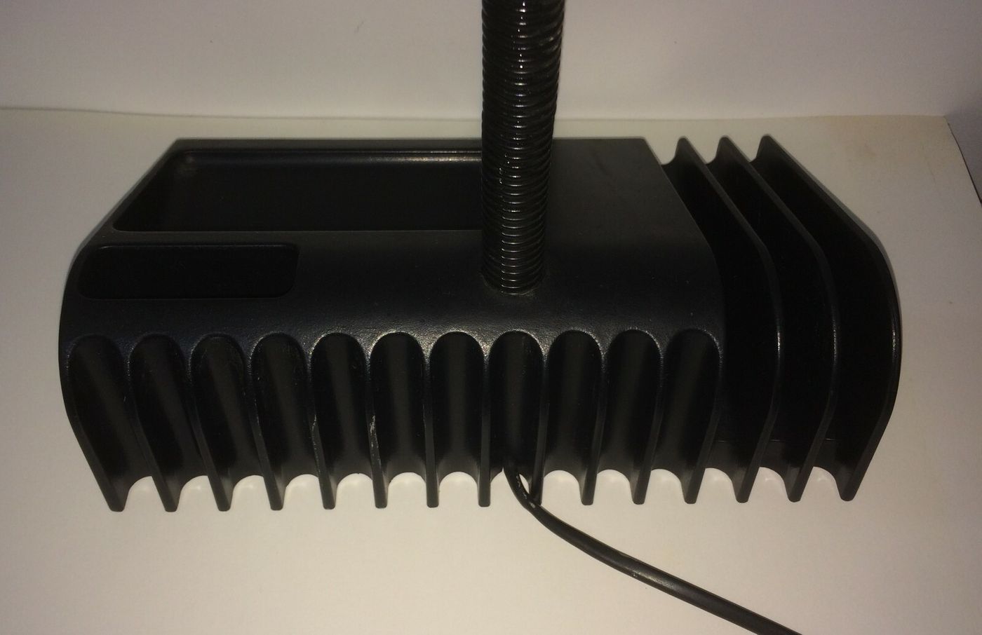 Lampada Da Scrivania Osram Con Base Portaoggetti, Design Anni '70