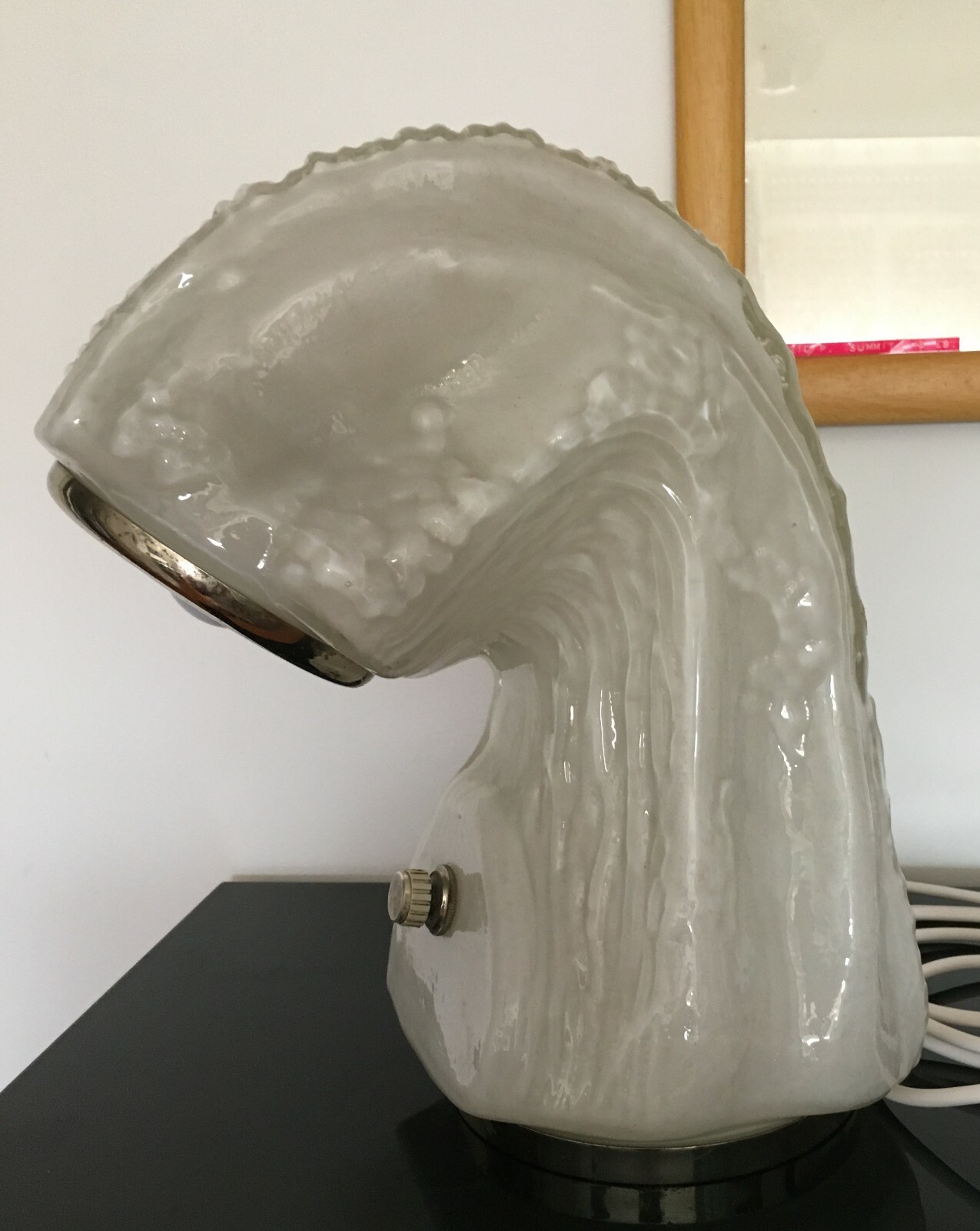 Lampada Da Tavolo In Vetro Di Murano, Produzione Nason   Mazzega
