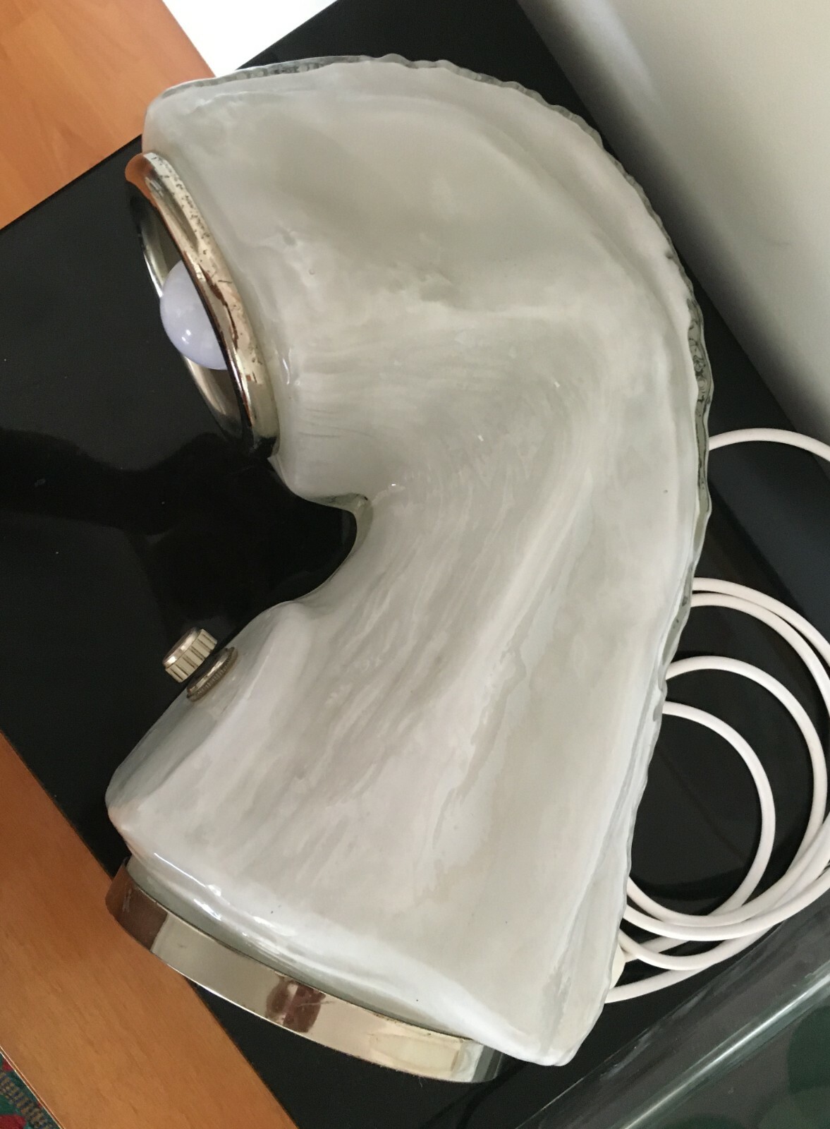 Lampada Da Tavolo In Vetro Di Murano, Produzione Nason   Mazzega