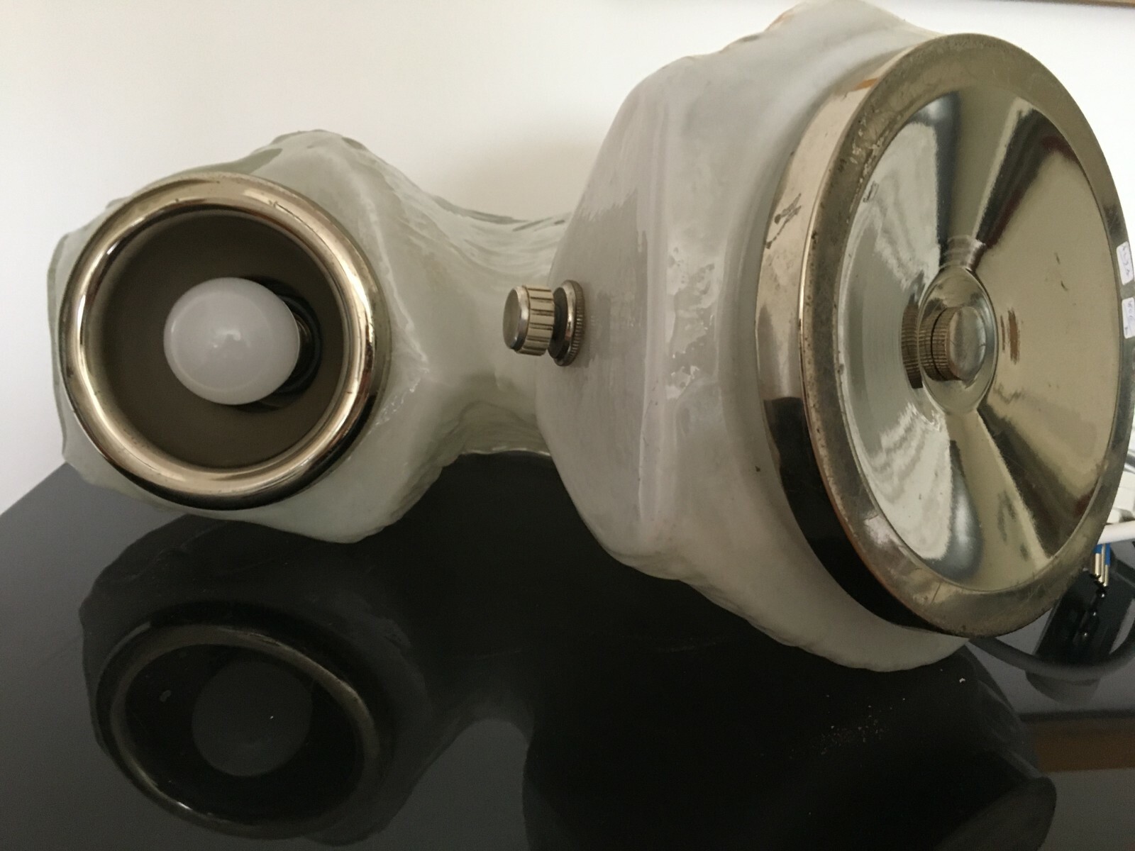 Lampada Da Tavolo In Vetro Di Murano, Produzione Nason   Mazzega