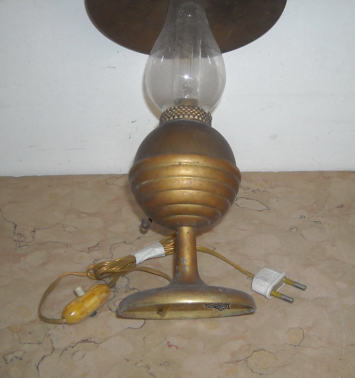 Lampada Da Tavolo Di Design, Metà Del '900, Monza, Bergomi