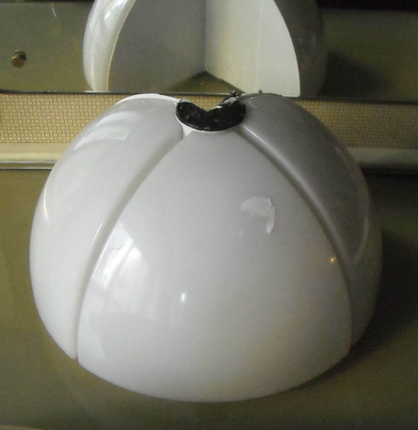 Lampada Da Parete Stilnovo, Applique Angolare In Metacrilato, Anni '70