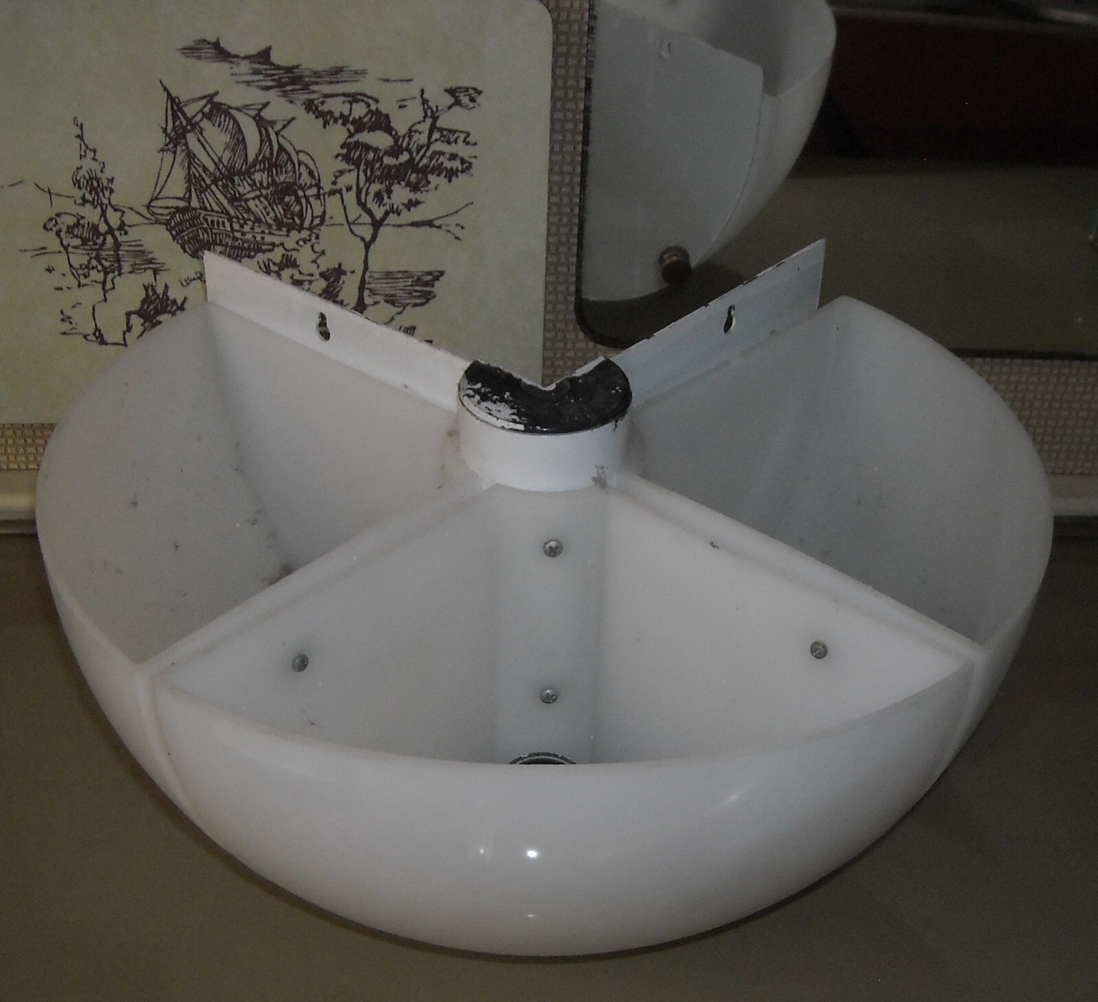 Lampada Da Parete Stilnovo, Applique Angolare In Metacrilato, Anni '70