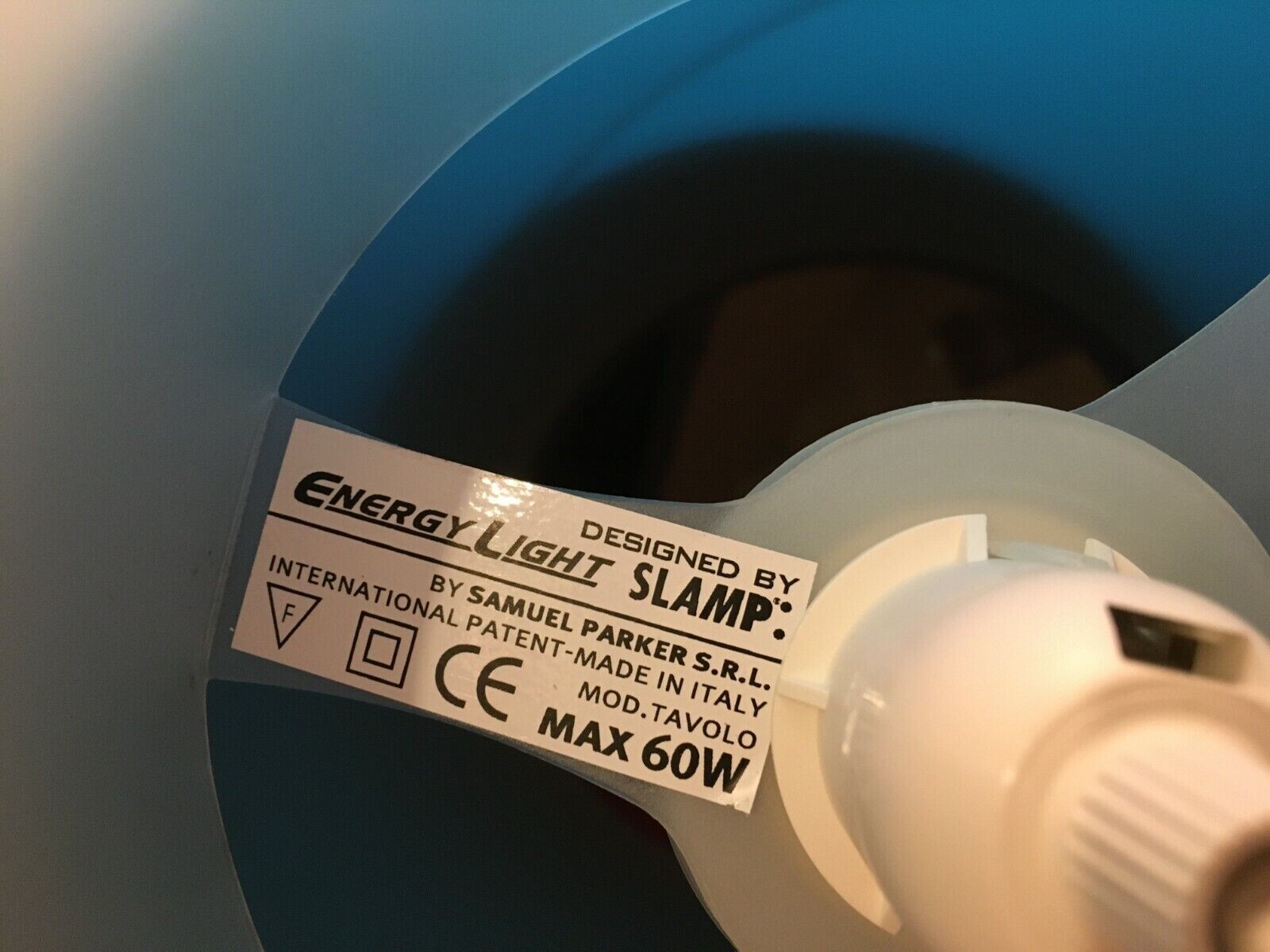 Lampada Da Tavolo Energy Light Slamp, Samuel Parker