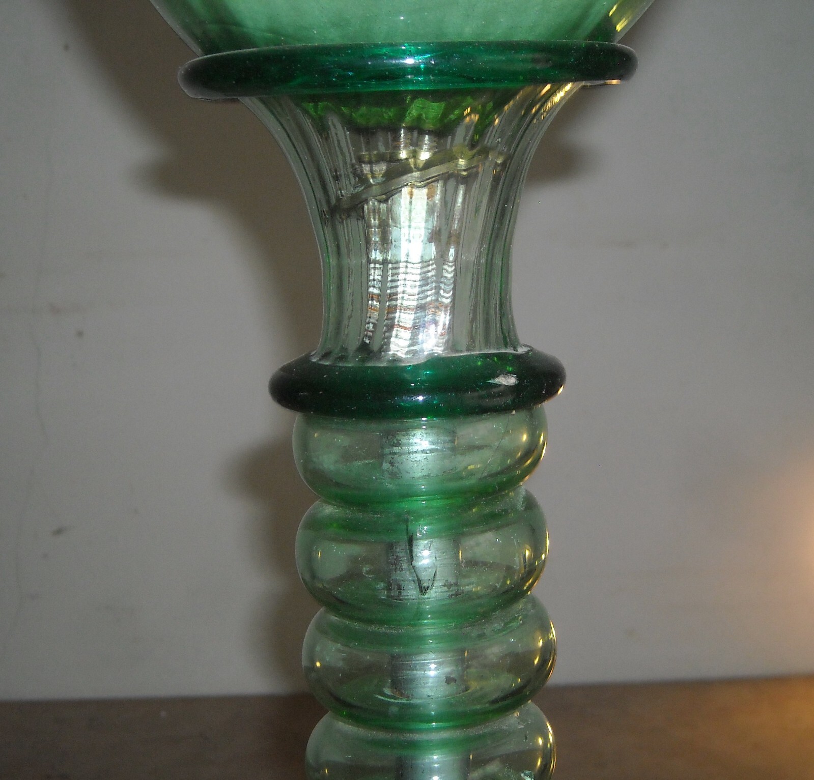 Lampada Da Terra In Vetro Di Murano In Stile Art Decò