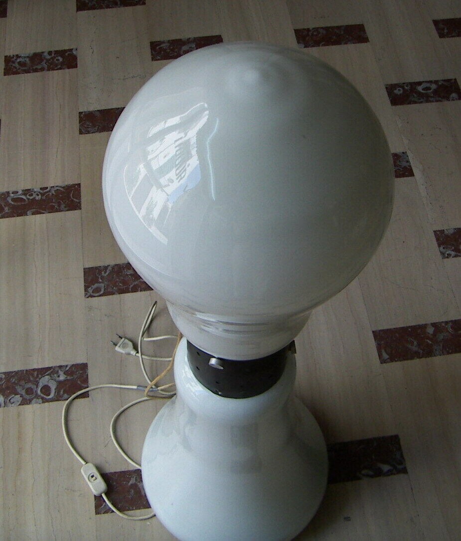 Lampada Da Terra (piantana) In Vetro Di Murano, Carlo Nason Per Mazzega