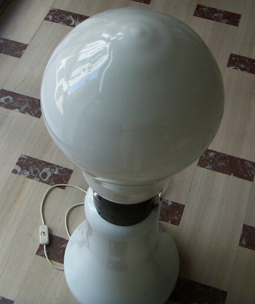 Lampada Da Terra (piantana) In Vetro Di Murano, Carlo Nason Per Mazzega