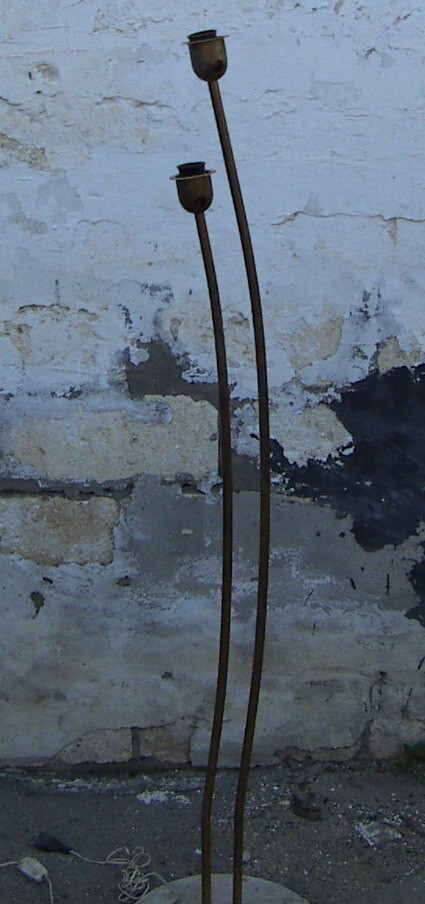 Design Illuminazione Stilizzata, Lampada Piantana Decorativa, Metà '900