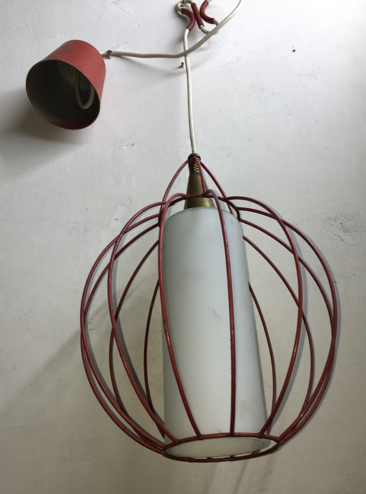 Lampada A Sospensione In Stile Gino Sarfatti (Arteluce), Design Metà '900
