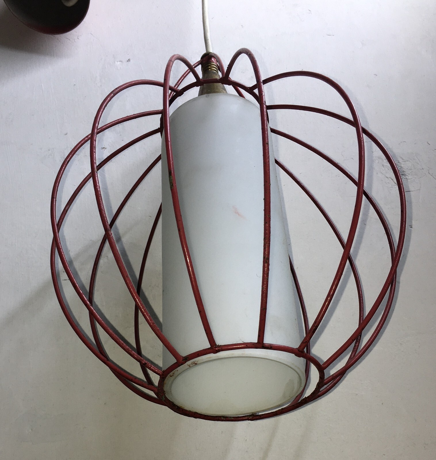 Lampada A Sospensione In Stile Gino Sarfatti (Arteluce), Design Metà '900